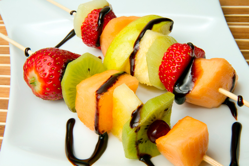 Foto #2 Pinchos fruta